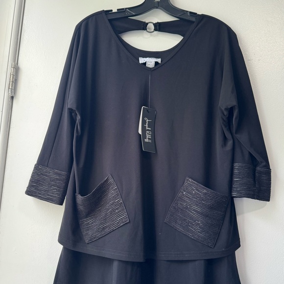 Joseph Ribkoff Patch Detail Tunic Top Blouse - Picture 4 of 10
